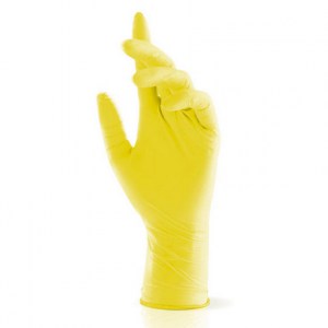 Перчатки нитриловые NitriMax желтые размер S 100шт